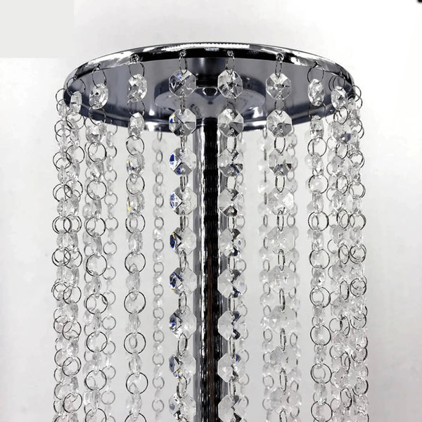 3.6ft Tall Crystal Wedding Floor Aisle Runner