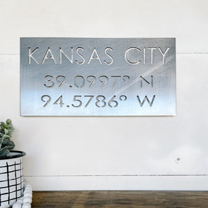 Kansas City Coordinates | Raw Steel