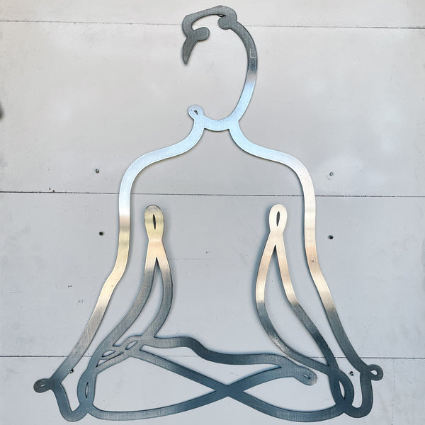 Yoga Pose (Large) | Raw Steel