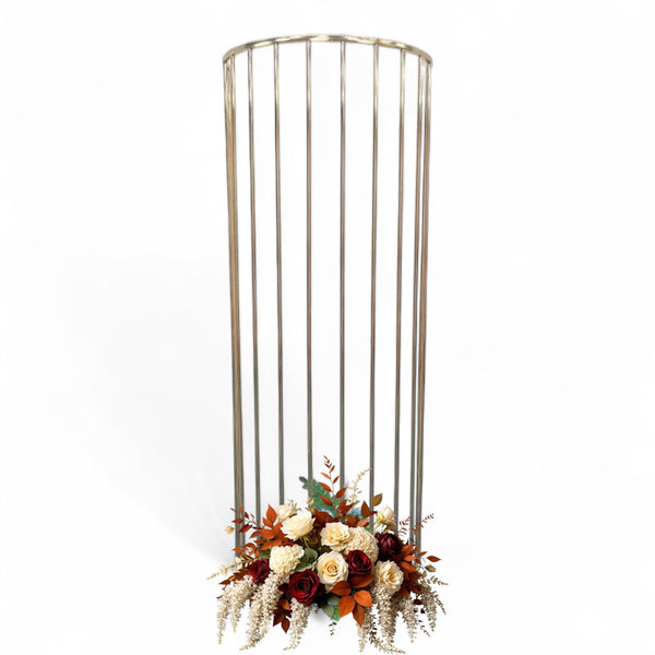 Shiny Gold Fencing Wedding Backdrop Decor Prop