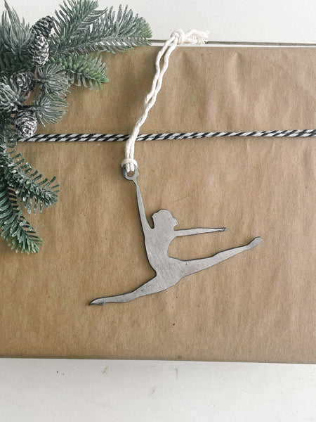 Dancer Metal Ornament | Cheerleader | Baton Performer