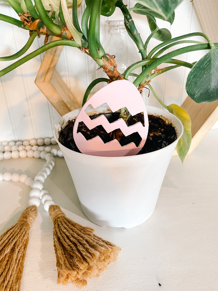 Easter Egg Plant Stake | Modern Easter Decor