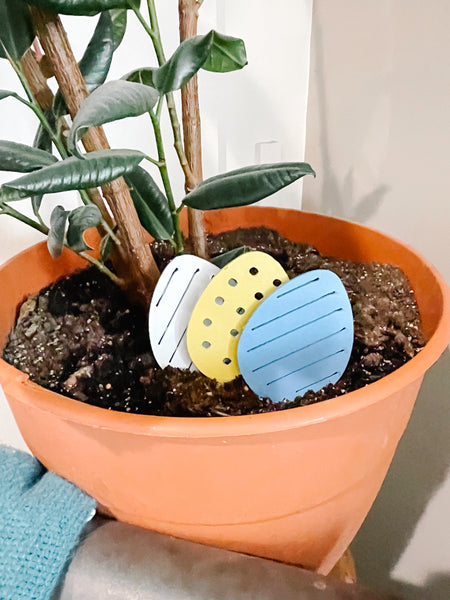 Easter Egg Plant Stake | Modern Easter Decor