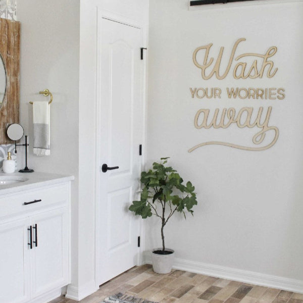 modern laundry decor
