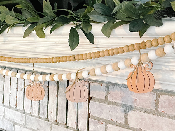 Pumpkin Garland Charm | Fall Accessories
