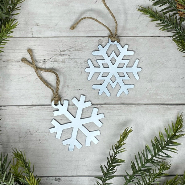 Snowflake Garland Charm Ornaments | Set of 2