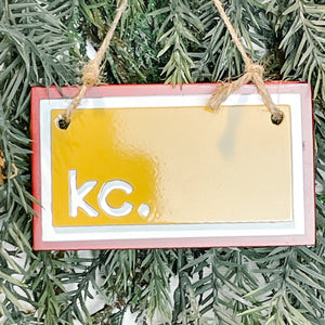 Layered KC Ornament