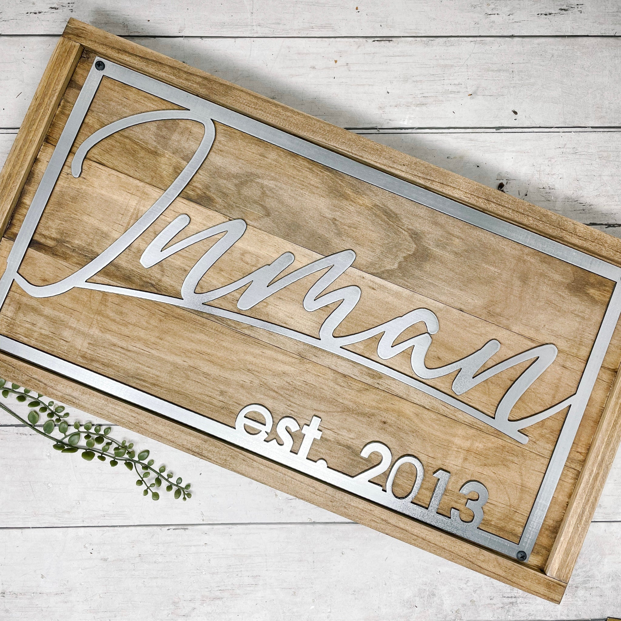 custom name sign