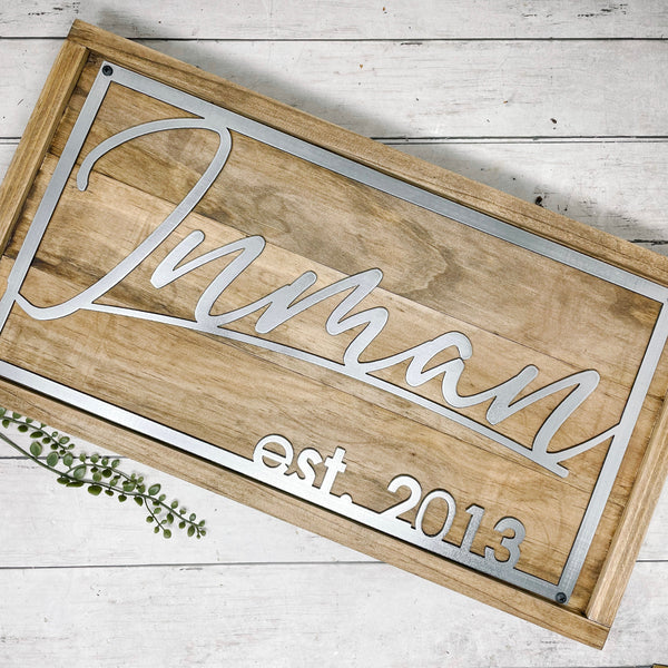 custom name sign