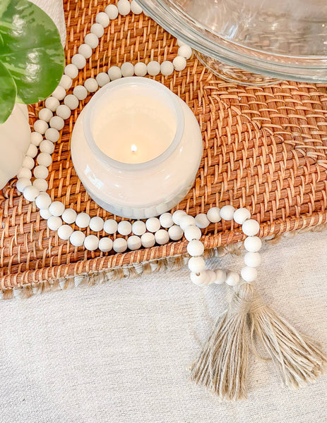 Beaded Garland with Tassels