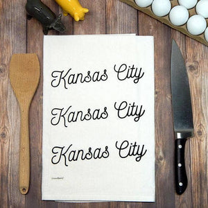 Tea Towel - Kansas City Script
