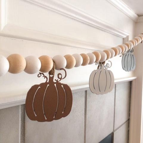 Pumpkin Garland Charm | Fall Accessories
